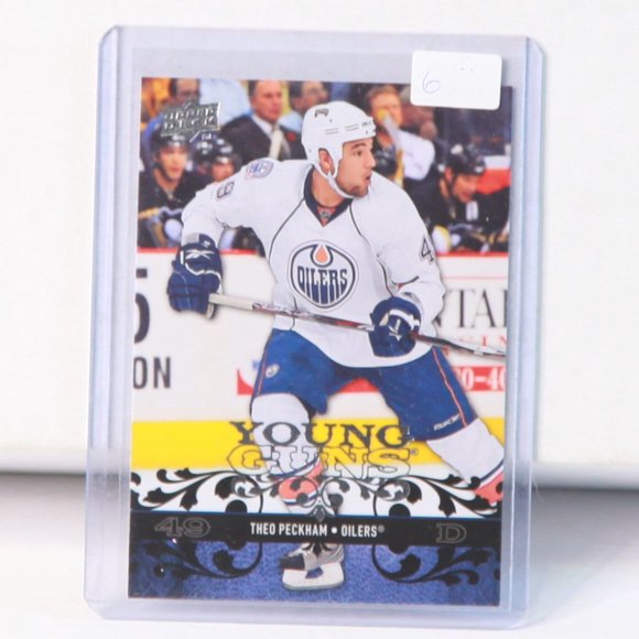 Theo Peckham Upper Deck Young Guns 2008/09 *Rookie Card* Edmonton Oilers - Picture 1 of 2